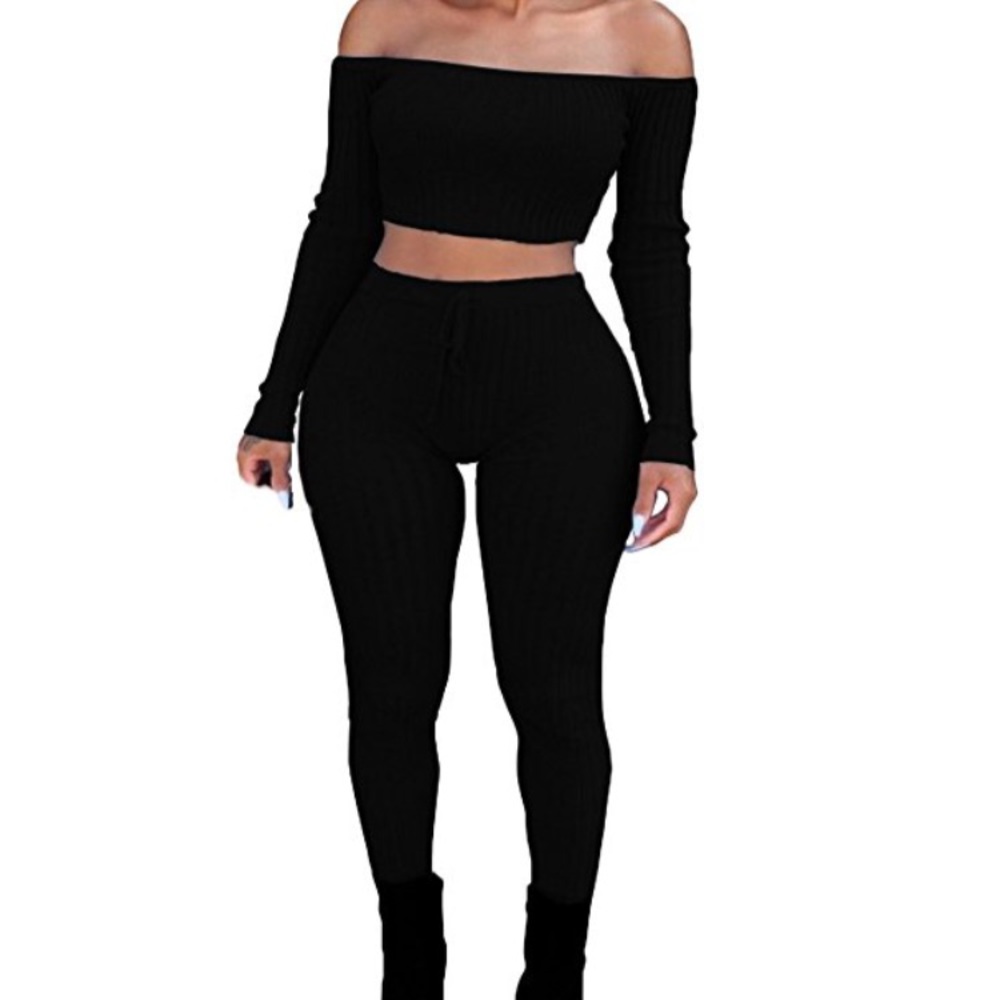 Pant and crop top set